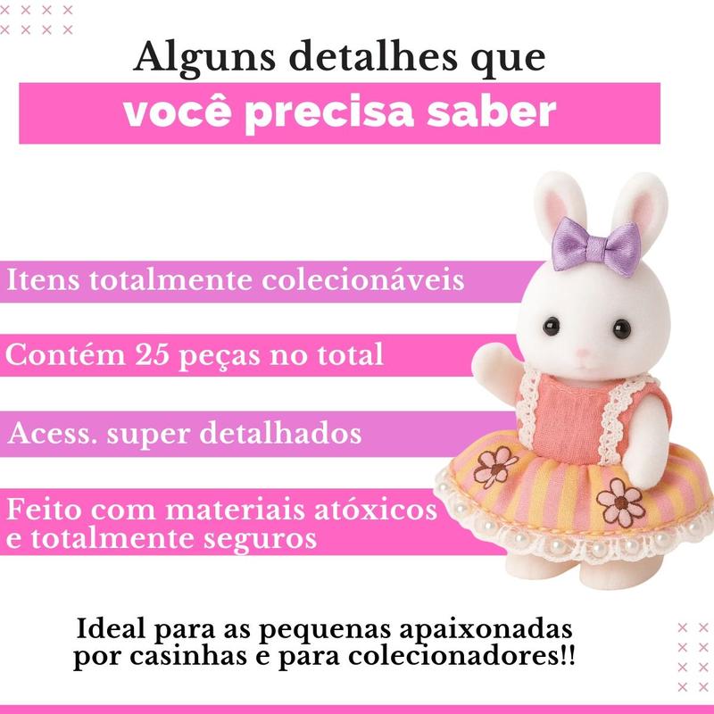 Casinha Feliz De Lanchonete Com Acessórios De Comida Coelha De